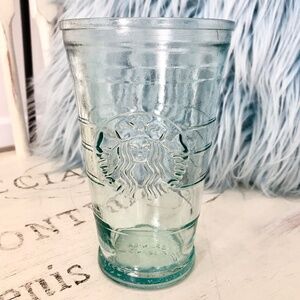 Starbucks, Collectable, Glass, 16oz, Recycled, Glass Tumbler, Good Condition